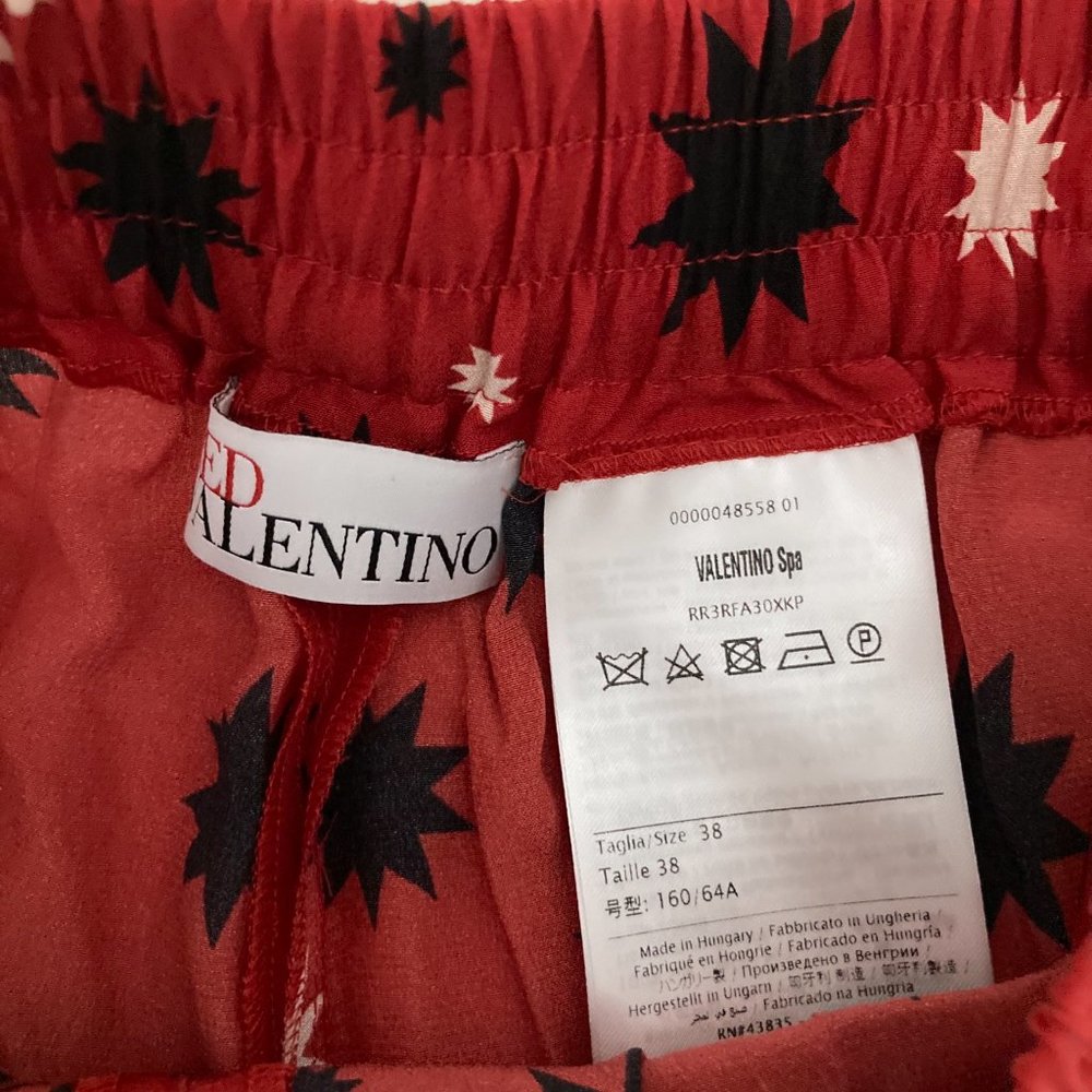 RED Valentino printed silk shorts - Picture 9 of 13
